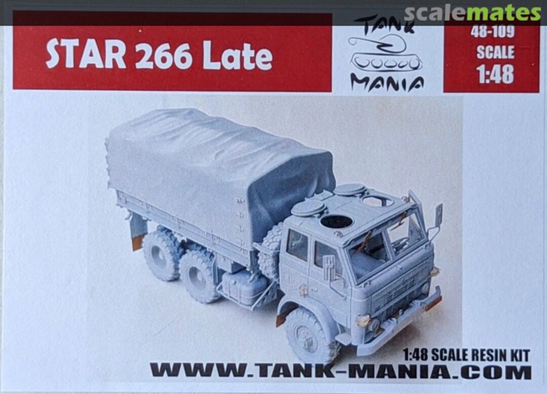 Boxart STAR 266 Late 48-109 Tank Mania