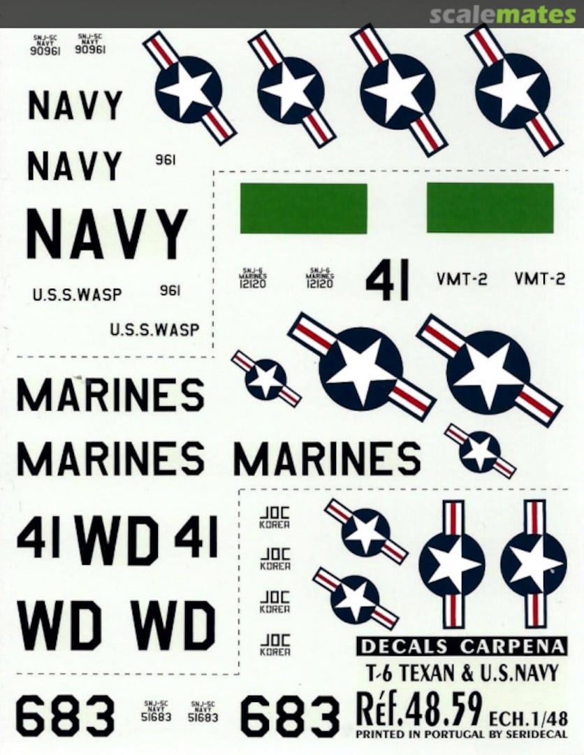 Boxart T-6 Texan & U.S. Navy 48.59 Carpena