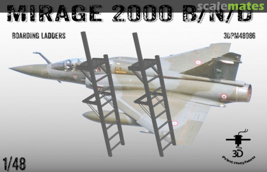 Boxart ​Mirage 2000 B/N/D Boarding ladder 3DPM48086 3D Print Mayhem