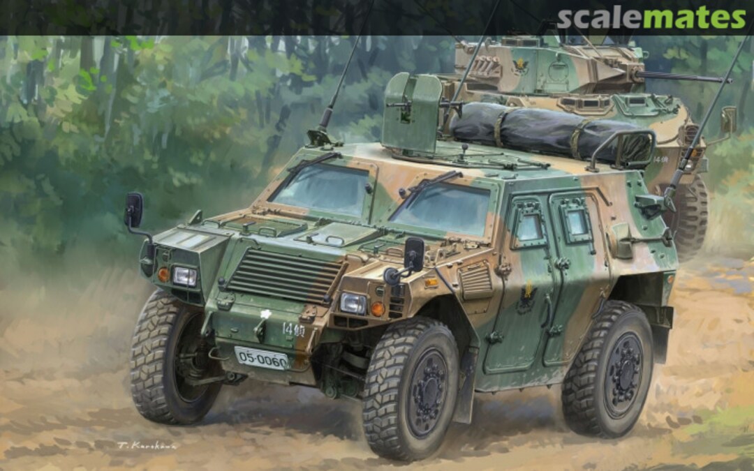 Boxart JGSDF Komatsu Light Armored Vehicle (Reconnaissance) 723624 Fujimi