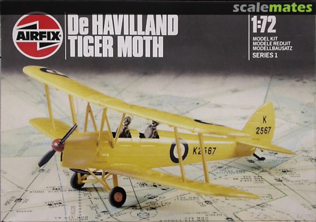 Boxart de Havilland Tiger Moth 01015 Airfix