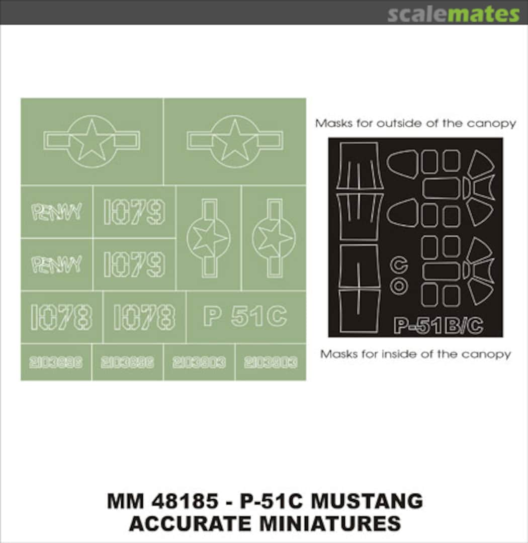 Boxart P-51C Mustang MM48185 Montex