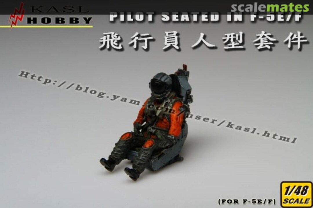 Boxart Pilot Seated In F-5E/F (2 figures) K48021 Kasl Hobby