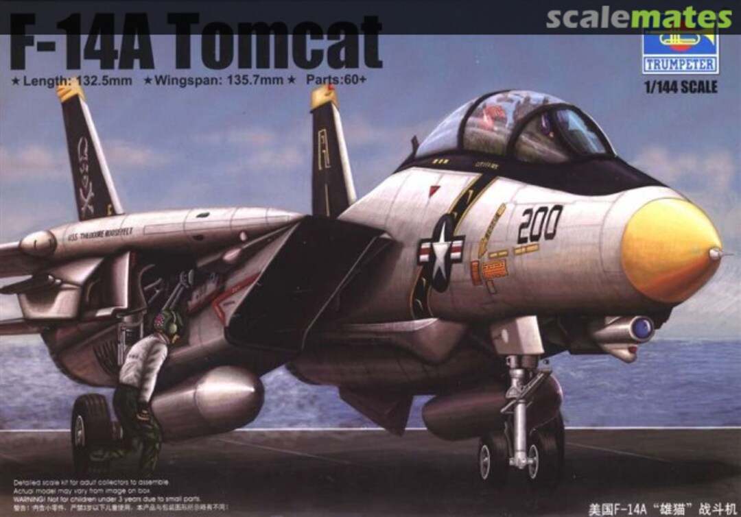 Boxart F-14A Tomcat 03910 Trumpeter