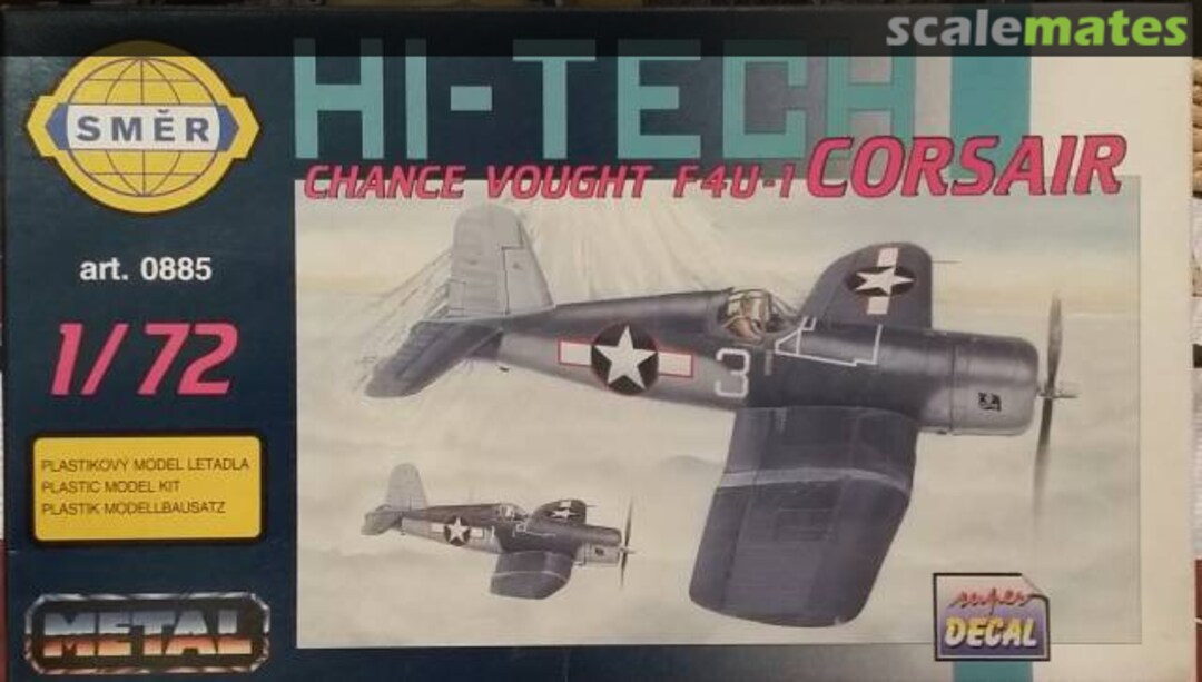 Boxart Chance Vought F4U-1 Corsair 0885 Směr