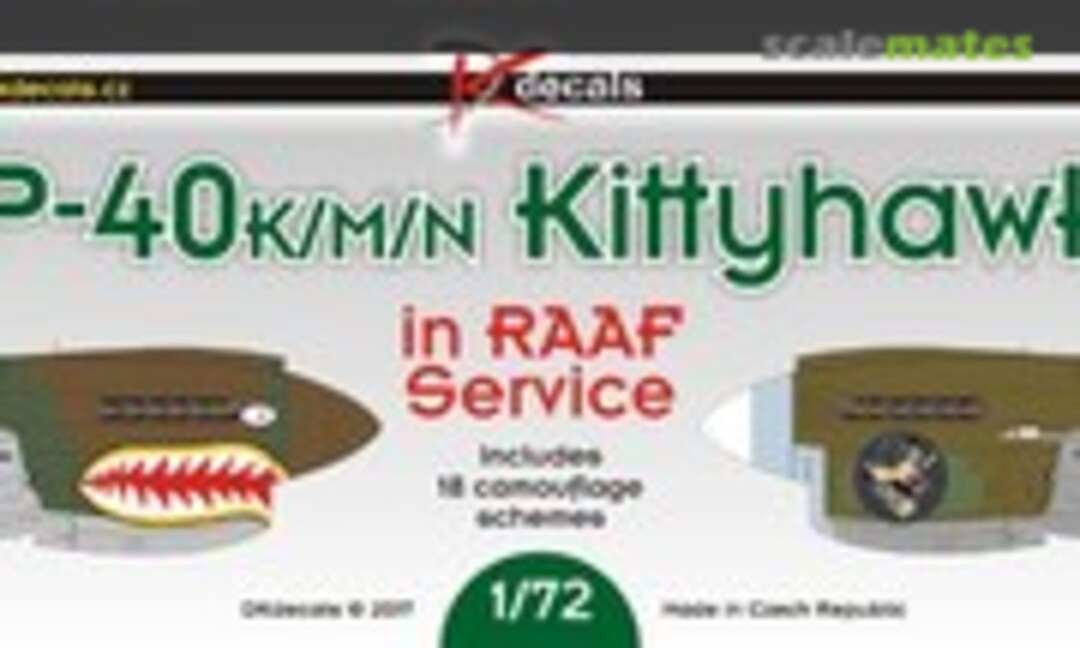 1:72 P-40K/M/N Kittyhawk (DK Decals 72050)