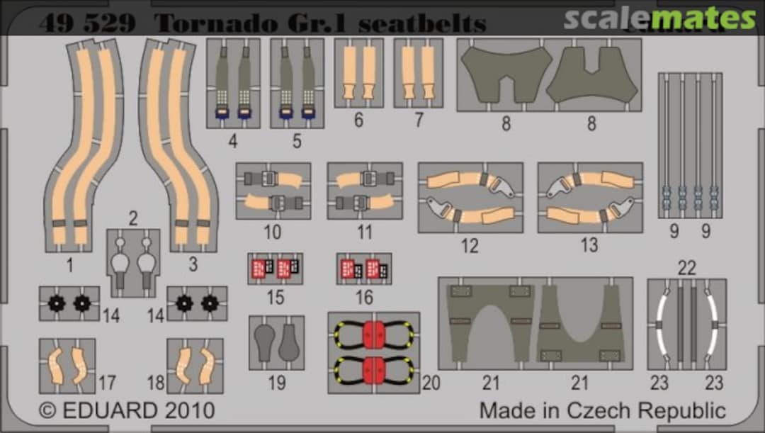 Boxart Tornado Gr.1 seatbelts 49529 Eduard