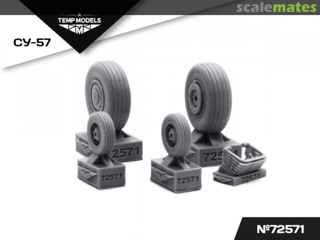 Contents Wheels Set Su-57 72571 Tempmodels