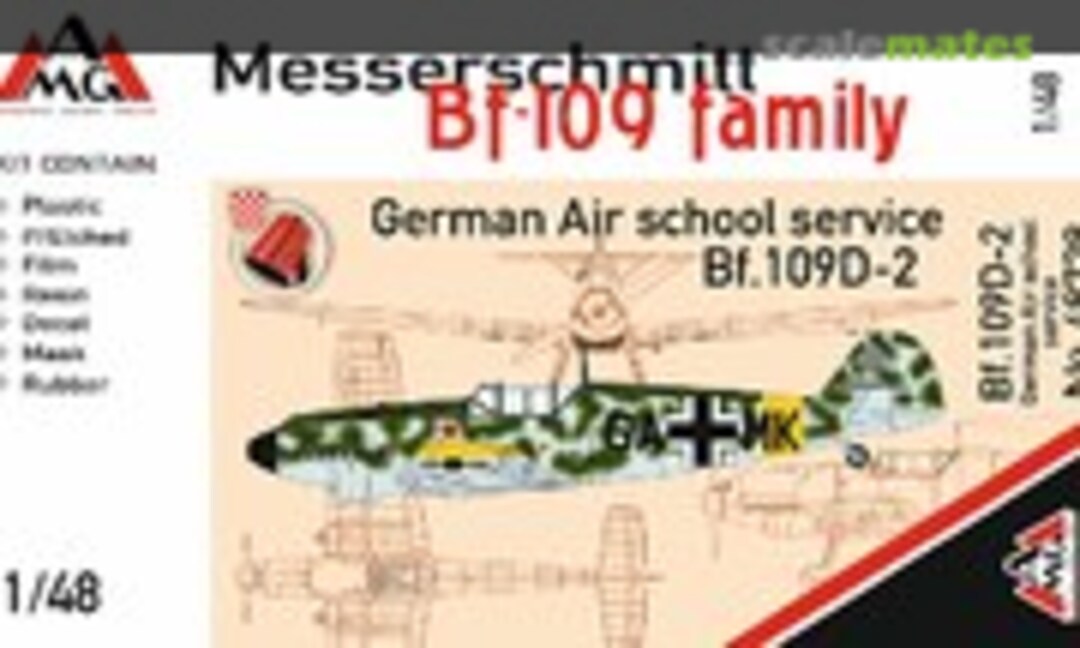 1:48 German Air School Service Bf.109D-2 (AMG 48728)