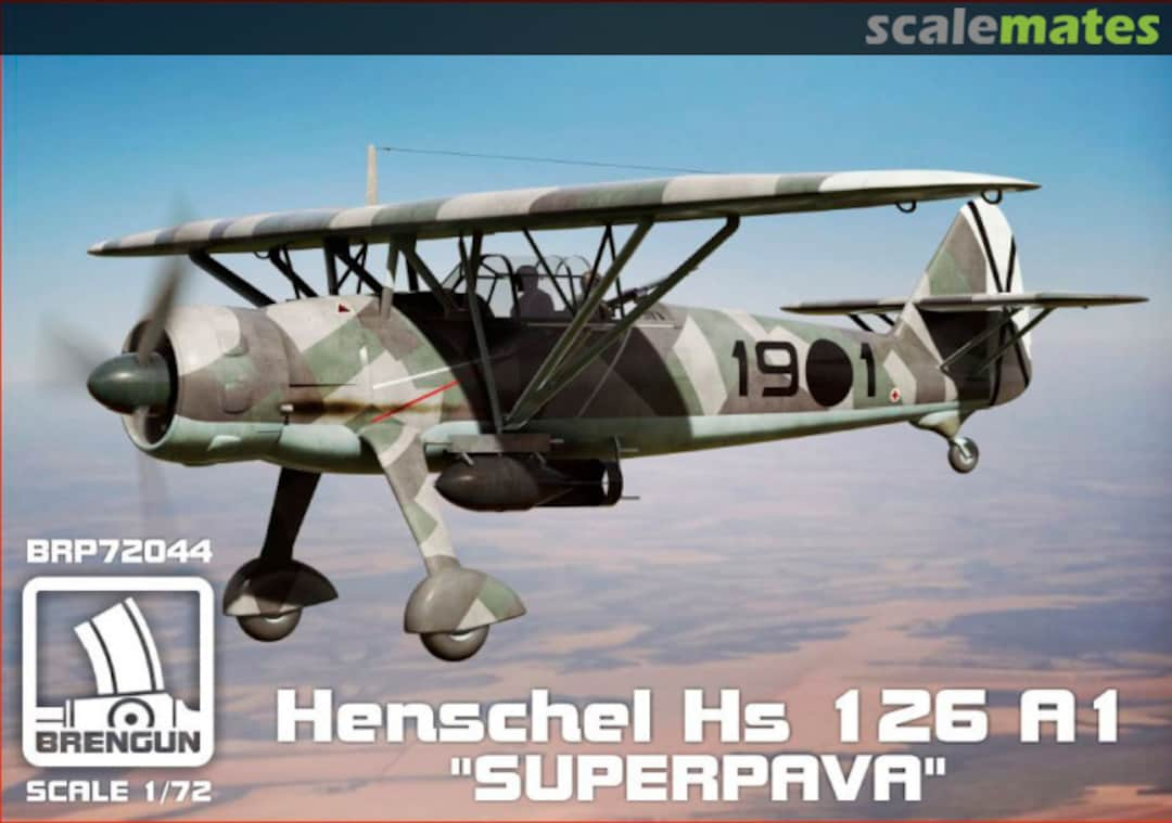 Boxart Henschel Hs 126 A1 "Superpava" BRP72044 Brengun