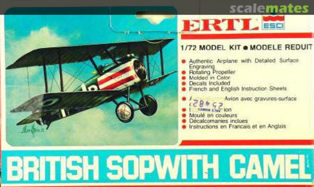 Boxart British Sopwith Camel 8252 ERTL