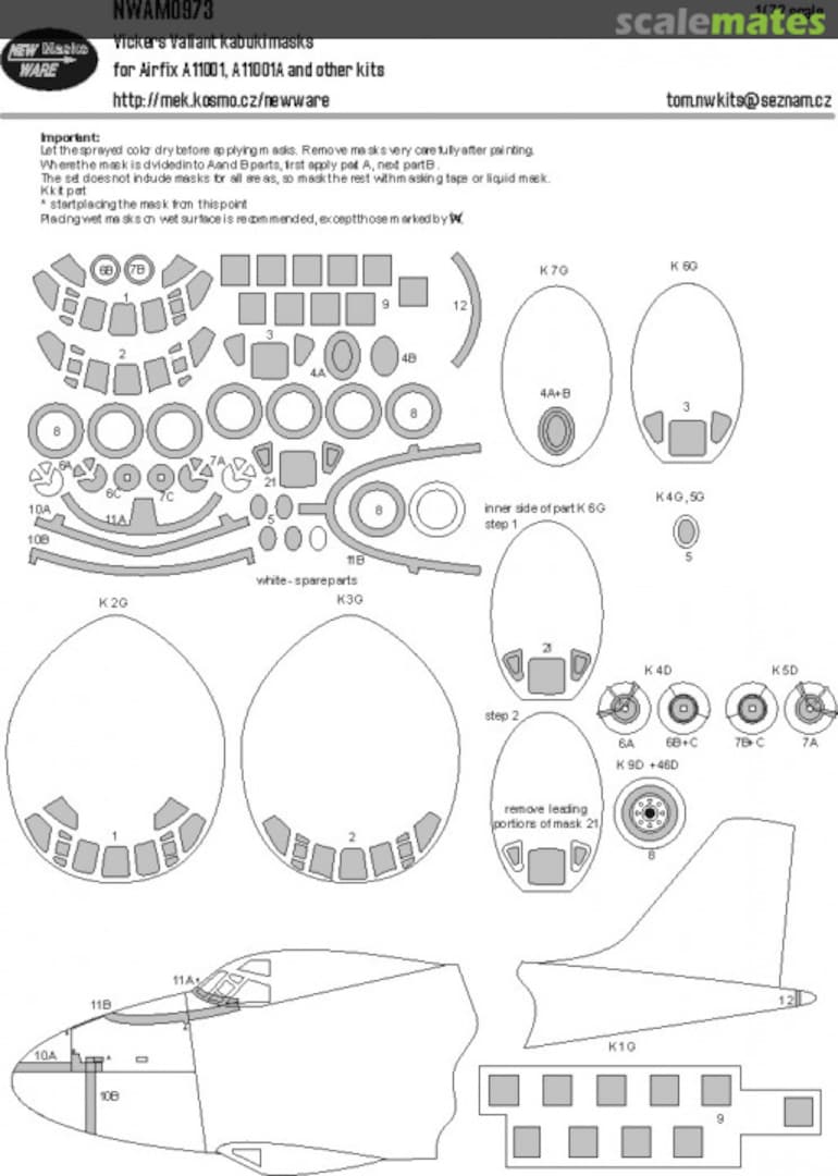 Boxart Vickers Valiant kabuki masks NWAM0973 New Ware