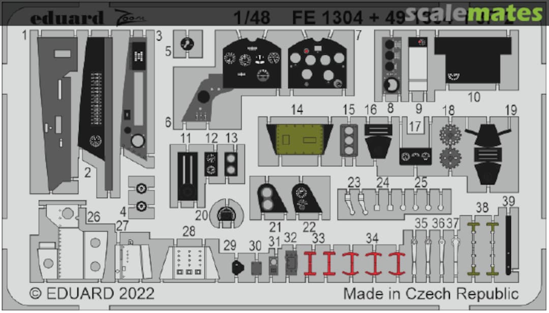 Boxart F3F-2 ZOOM FE1304 Eduard