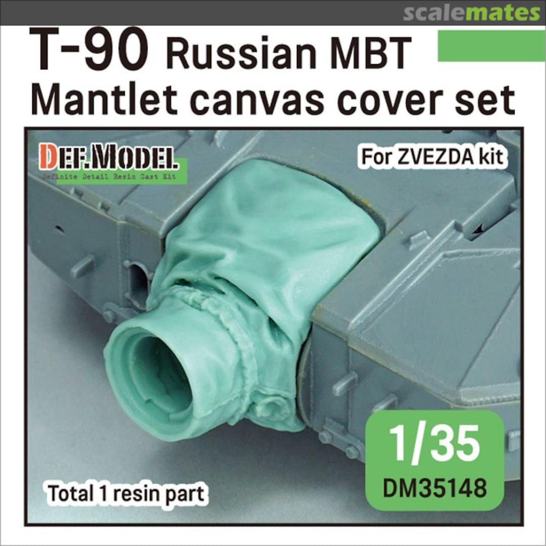 Boxart T-90 Russian MBT Mantlet Canvas cover set DM35148  Def.Model