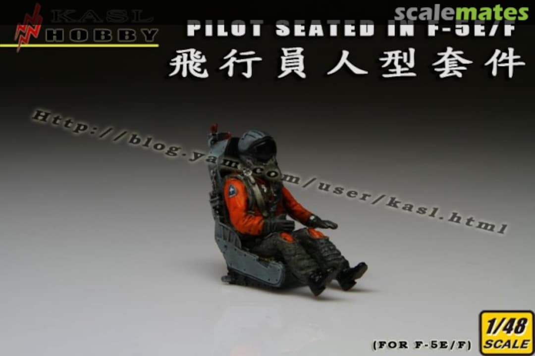 Boxart Pilot Seated In F-5E/F (1 figure) K48020 Kasl Hobby