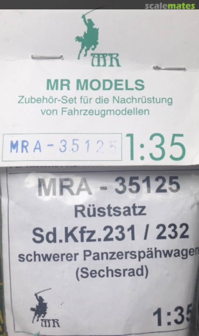 Boxart Sd.Kfz.231/232 MRA-35125 MR Modellbau