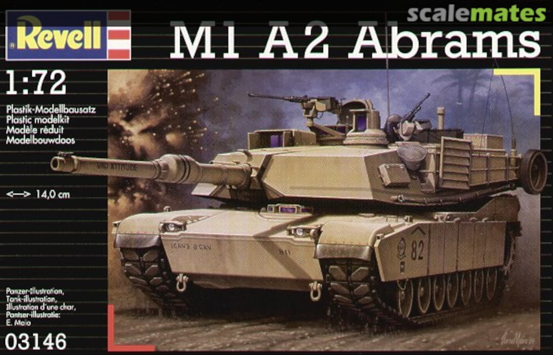 Boxart M1A2 Abrams 03146 Revell