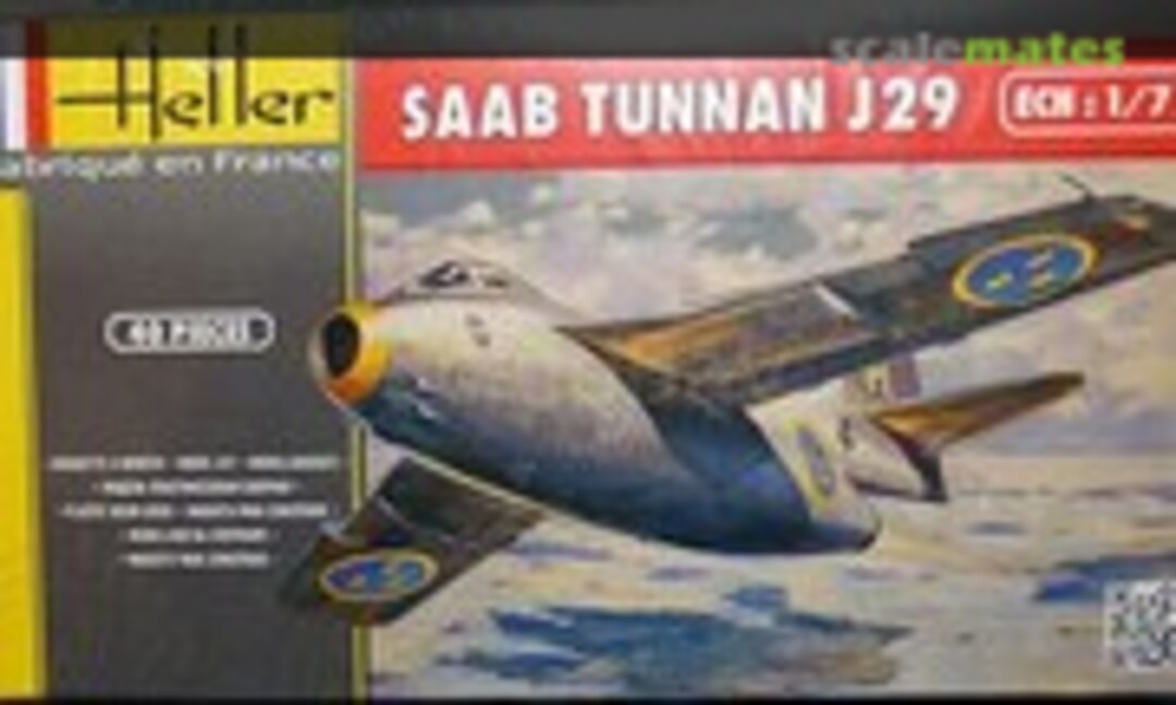 1:72 SAAB Tunnan J-29 (Heller 80260)