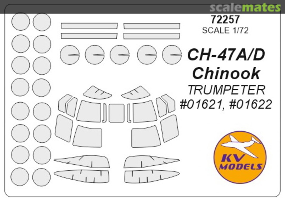 Boxart CH-47A/D Chinook 72257 KV Models