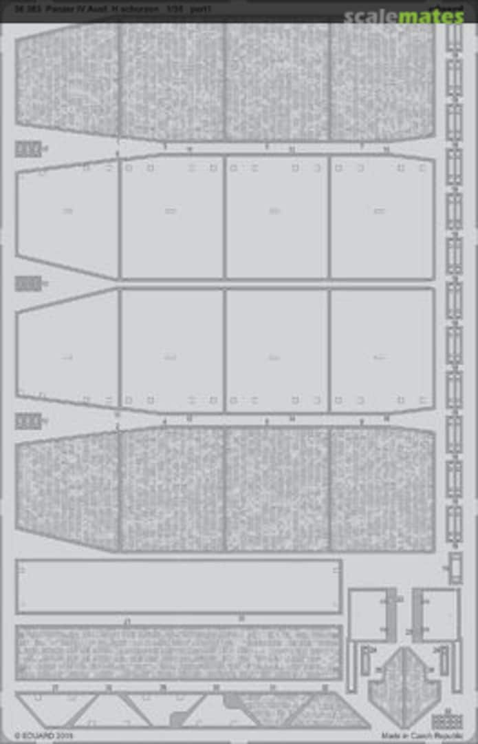 Boxart Panzer IV Ausf. H schurzen 36383 Eduard