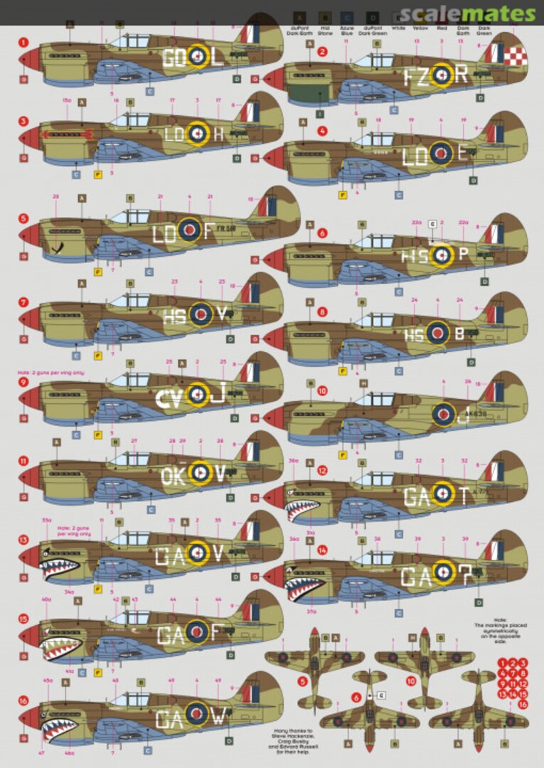 Boxart WDAF Kittyhawks 72079 DK Decals