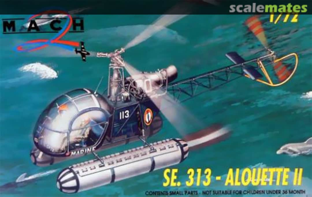 Boxart Aerospatiale SE.313 Alouette II GP.025 MACH 2