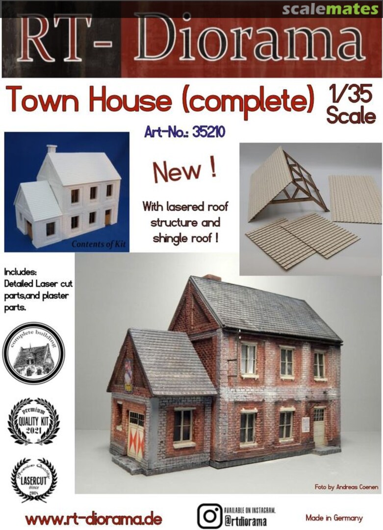 Boxart Town House (Modular System) 35210 RT-Diorama