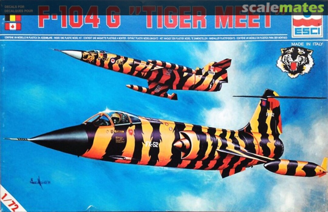 Boxart F-104 G "Tiger Meet" 9013 ESCI