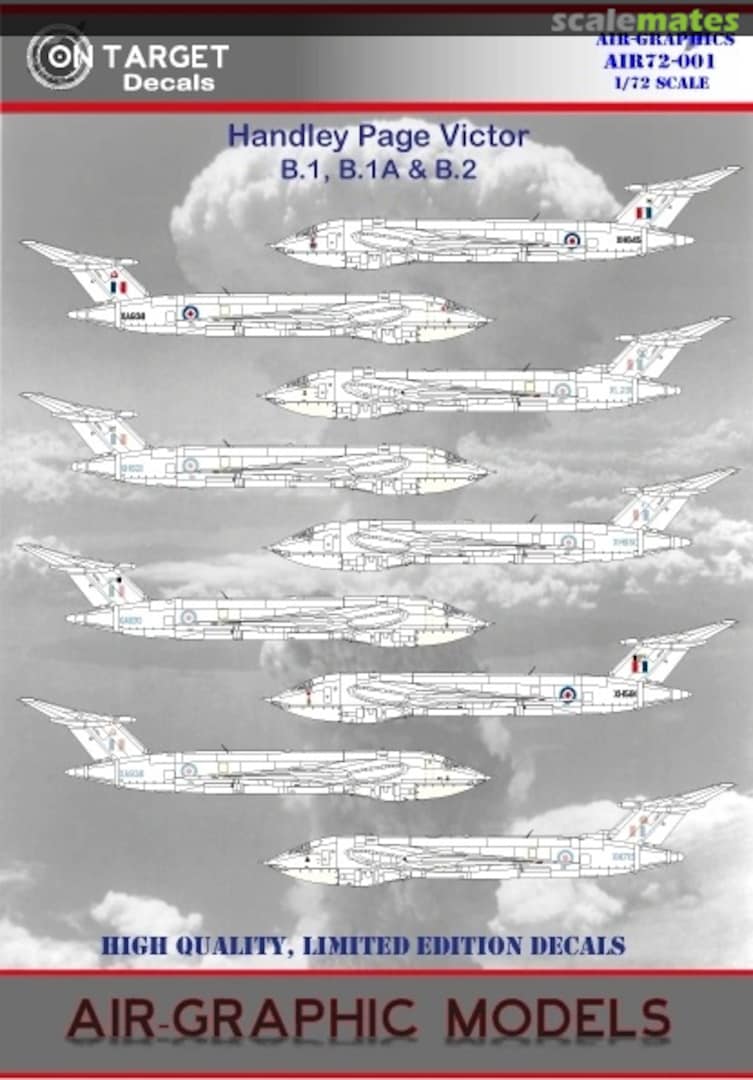 Boxart Handley Page Victor AIR72-001 Air-Graphic Models