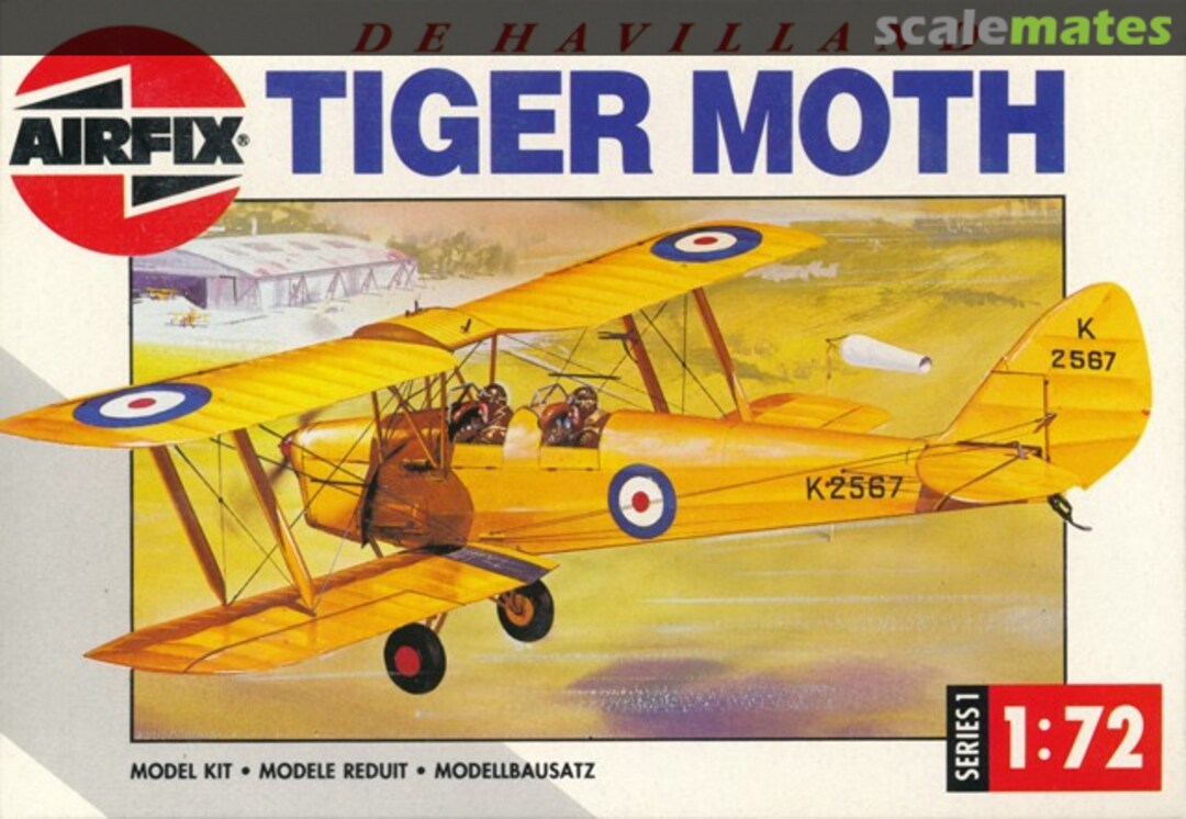 Boxart De Havilland Tiger Moth 01015 Airfix