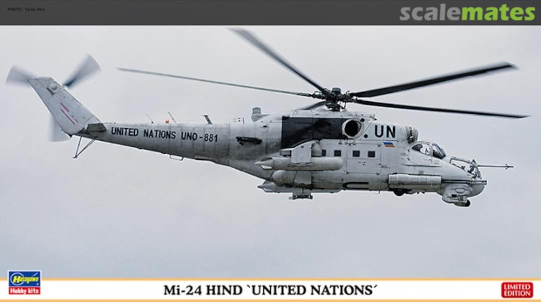 Boxart Mi-24 Hind `United Nations´ 02192 Hasegawa