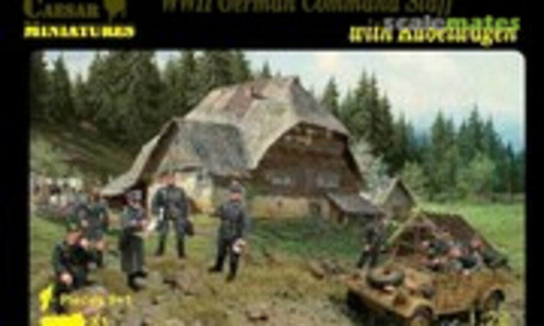 1:72 WWII German Command Staff with Kübelwagen (Caesar Miniatures H095)