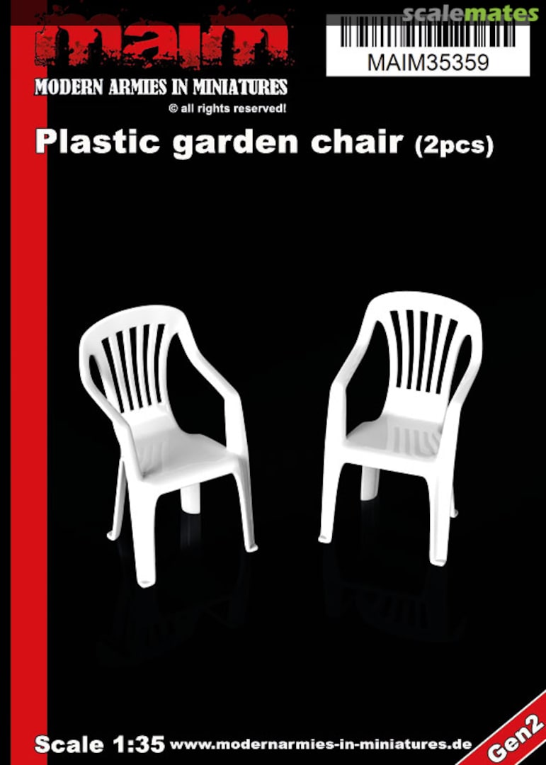 Boxart Plastic Garden Chairs #2 - Gartenstühle (2 pcs) MAIM35359 MAiM