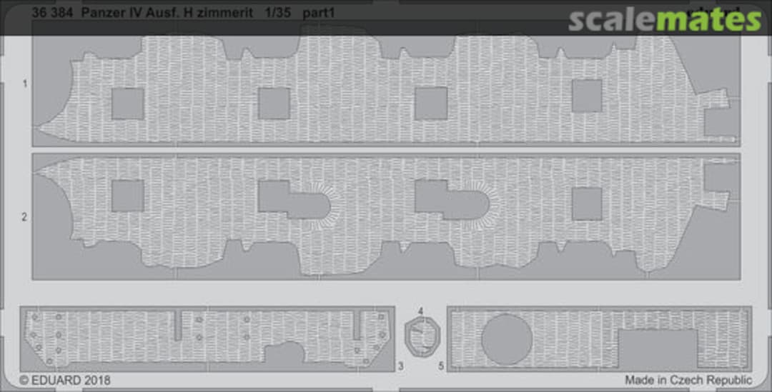 Boxart Panzer IV Ausf. H zimmerit 36384 Eduard