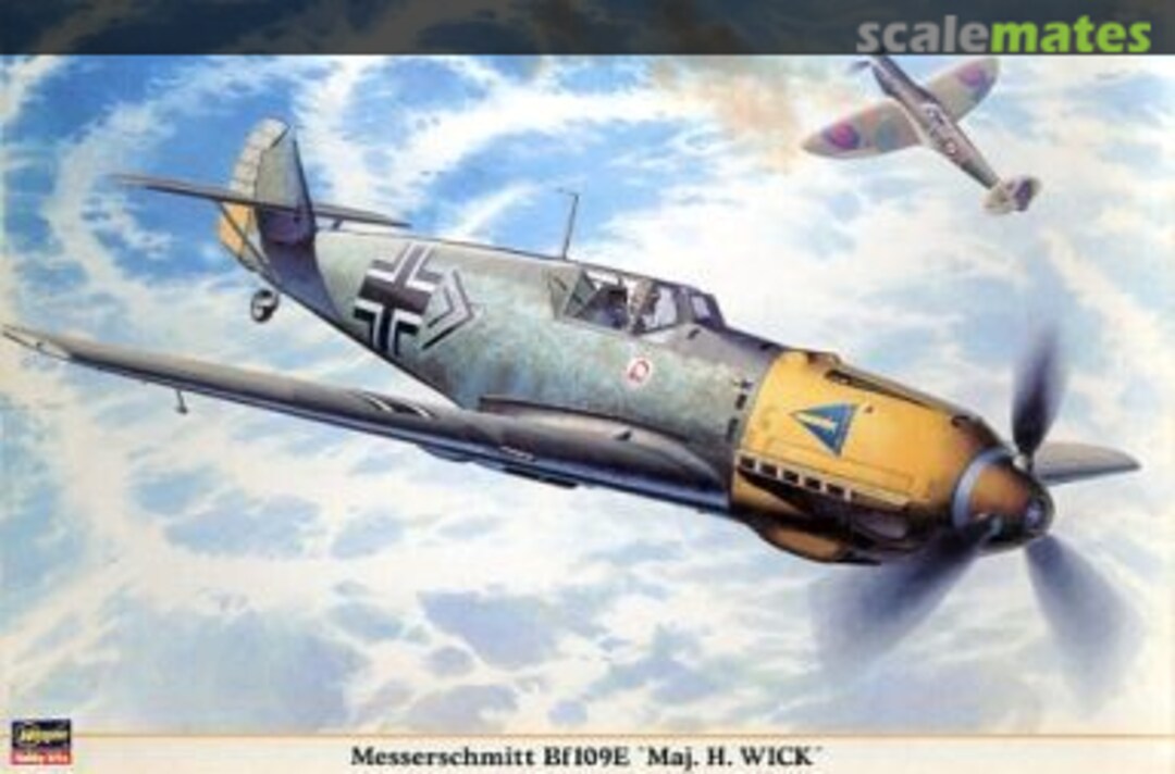 Boxart Messerschmitt Bf109E `Maj. H.Wick´ 08116 Hasegawa