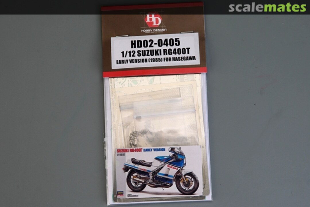 Boxart Suzuki RG400T Early Version (1985) HD02-0405 Hobby Design