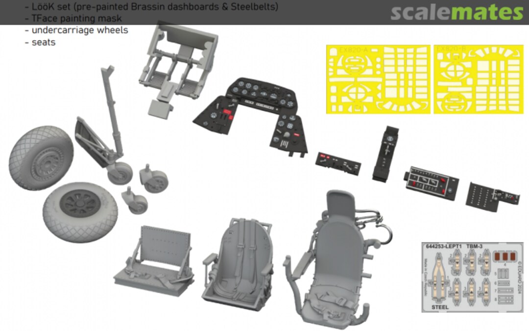 Boxart TBM-3 LooK+ detail set 644262 Eduard