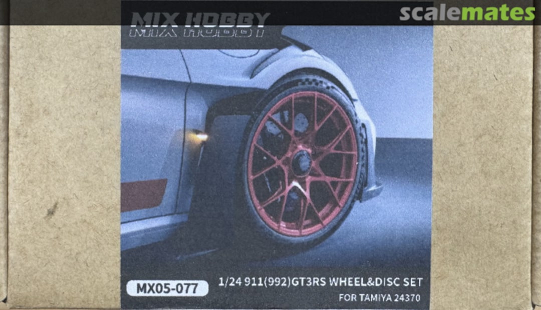 Boxart Porsche 911 (992) GT3RS WHEEL&DISC SET MX05-077 MIX Hobby