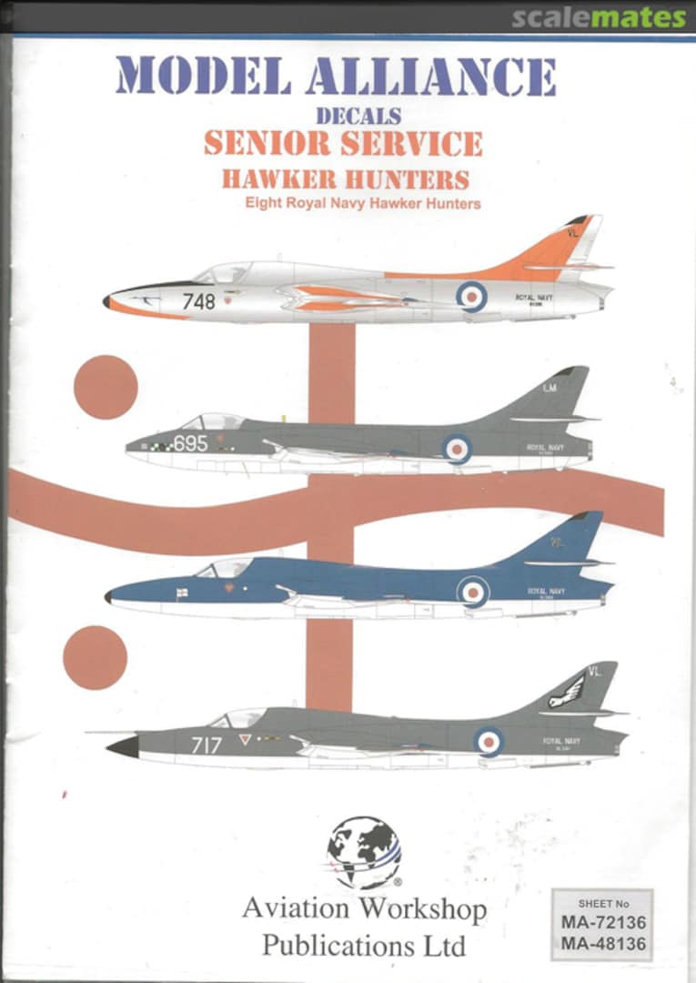 Boxart Senior Service Hawker Hunters 72136 Model Alliance