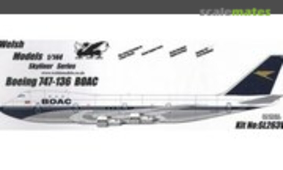 1:144 Boeing 747-136 BOAC (Welsh Models SL263V)