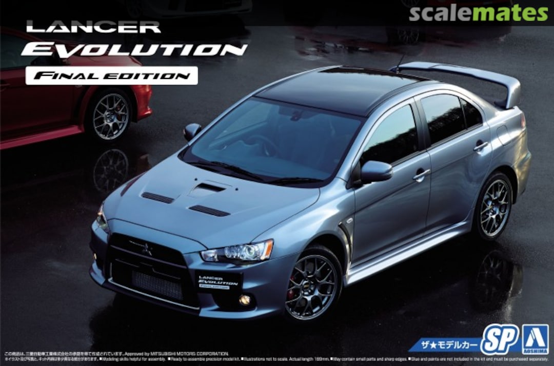 Boxart Mitsubishi CZ4A Lancer Evolution X Final Edition '15 051641 Aoshima