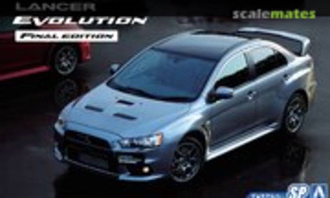 1:24 Mitsubishi CZ4A Lancer Evolution X Final Edition '15 (Aoshima 051641)