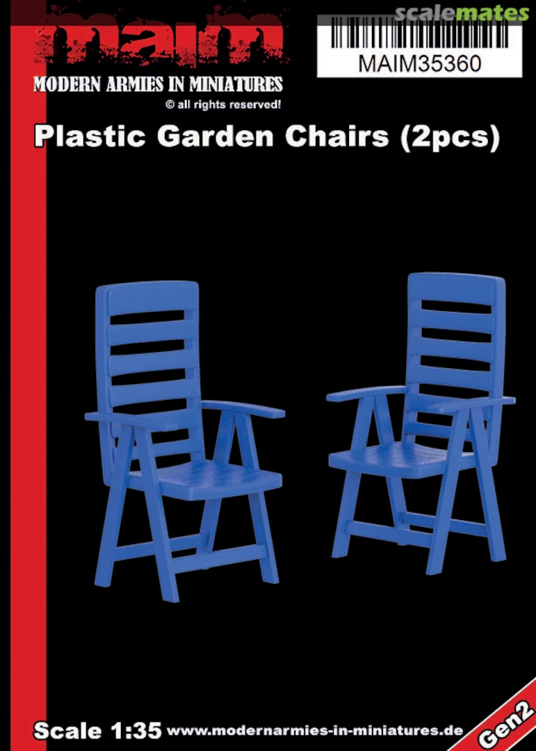 Boxart Plastic Garden Chairs #3 - Gartenstühle (2 pcs) MAIM35360 MAiM