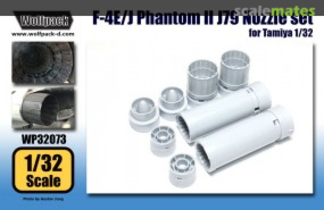 Boxart F-4E/J Phantom II J79 Engine Nozzle set WP32073 Wolfpack