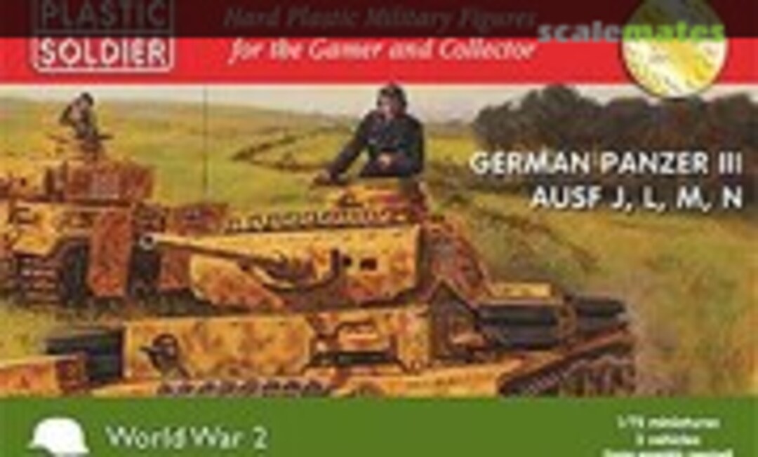 1:72 German Panzer III Ausf J, L, M, N (Plastic Soldier WW2V20018)