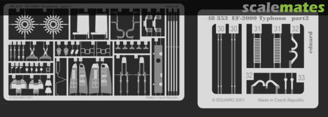 Boxart EF-2000 Typhoon two-seater 48353 Eduard