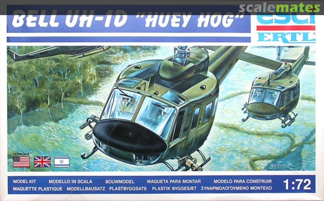 Boxart Bell UH-1D 9009 ESCI/ERTL