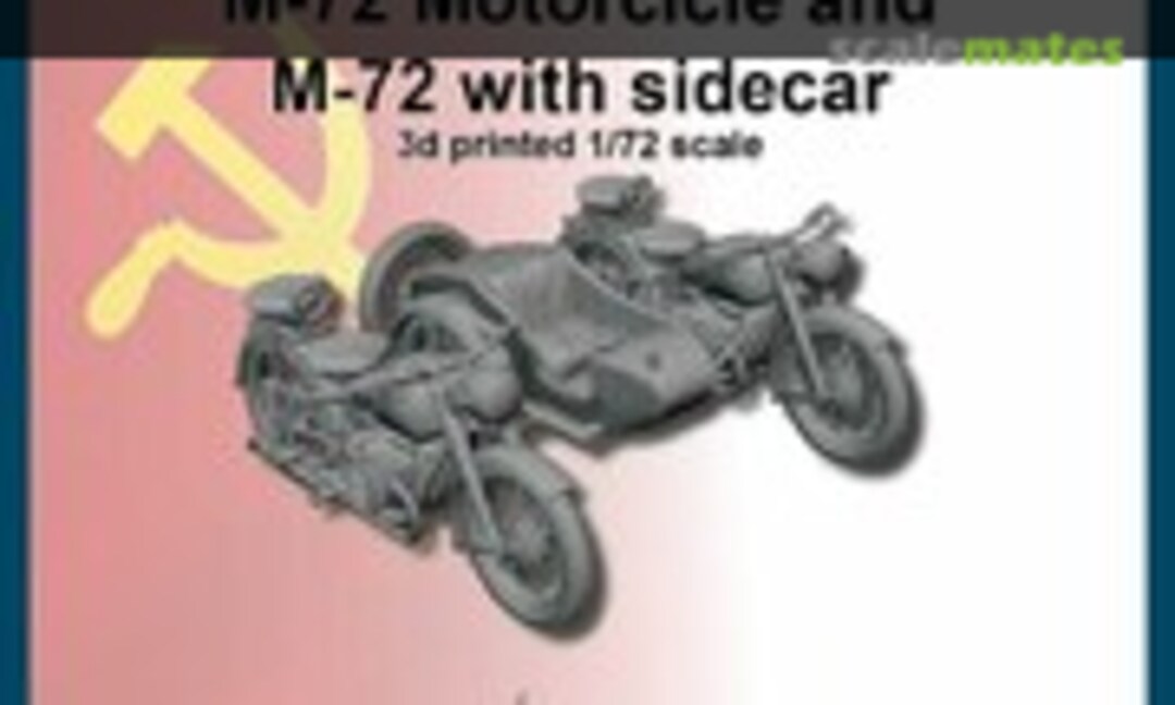 1:72 M-72 Motorcycle &amp; M-72 with Sidecar (FC Model Trend 72452)