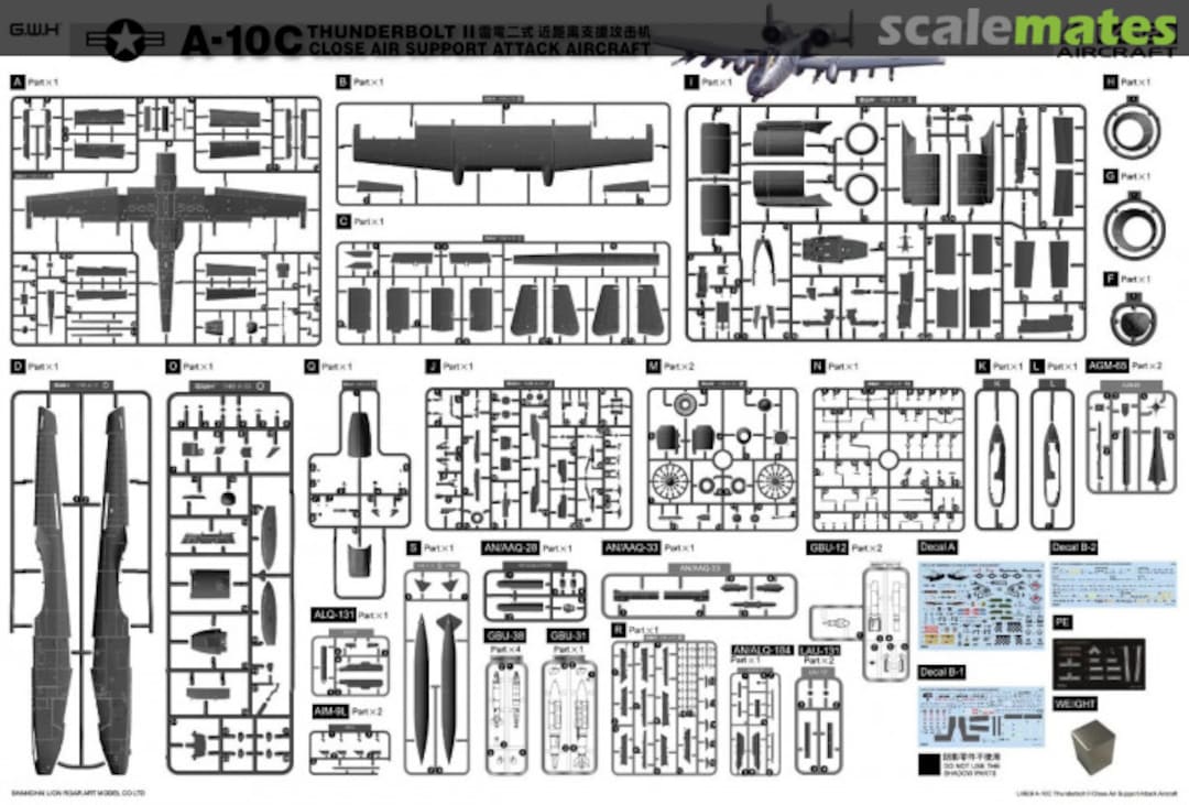 Contents A-10C Thunderbolt II L4829 Great Wall Hobby