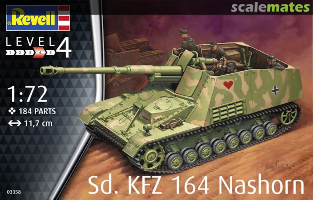 Boxart Sd. Kfz. 164 Nashorn 03358 Revell